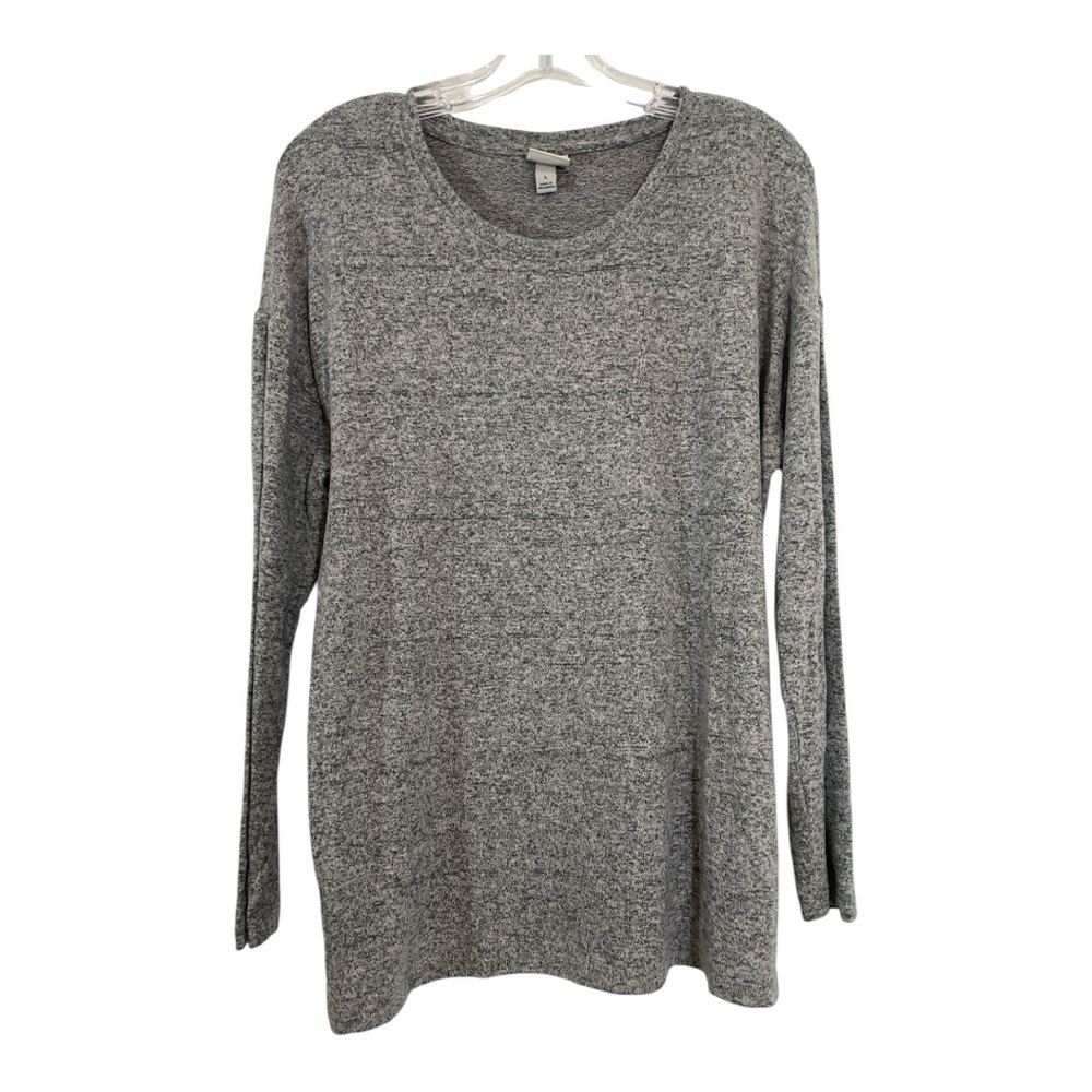 Gray Long Sleeve Women's Top